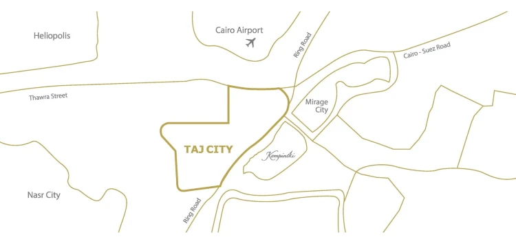 كمبوند تاج سيتي طريق السويس