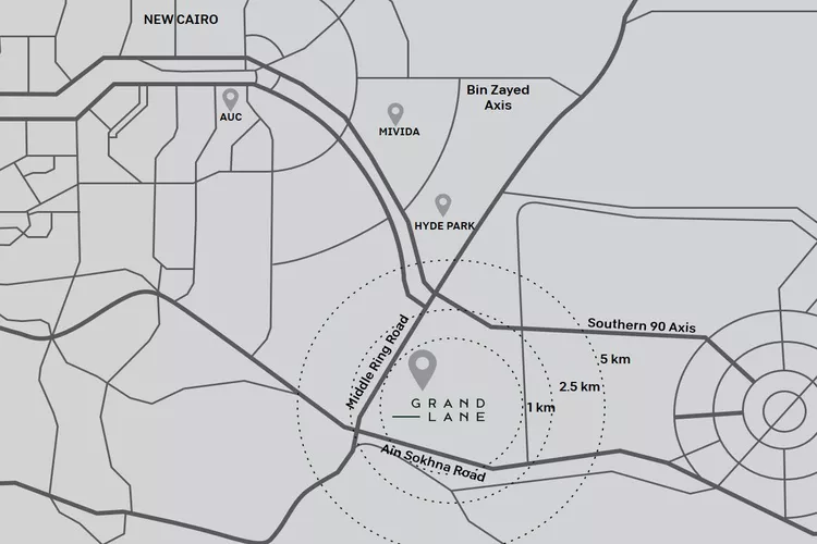 كمبوند جراند لين التجمع